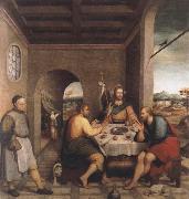 Jacopo Bassano The meal in Emmaus oil painting artist
